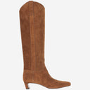 Bottes en cuir en daim sartore