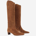 Bottes en cuir en daim sartore