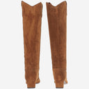 Bottes en cuir en daim sartore