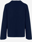 Allude ull och kashmir ribbad tröja