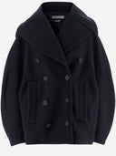 Jacquemus Double Breasted Jacket In Virgin Wool