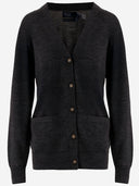 Polo Ralph Lauren Wool Cardigan z kieszeniami