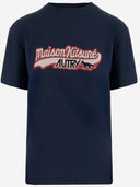 Autry Autry X Maison Kitsune Baumwoll -T -Shirt
