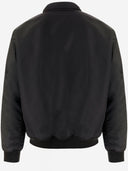 Cultura Nylon Bomber Jacket With Ribbed Edging