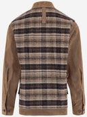 Junya Watanabe Cotton Blend Jacket With Contrasting Back Panel