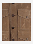 Junya Watanabe Cotton Blend Jacket With Contrasting Back Panel