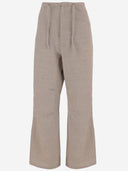 Pantalones de lana de gran tamaño de Darkpark con cordero