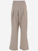 Pantalones de lana de gran tamaño de Darkpark con cordero