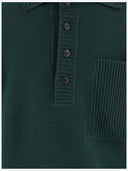 Giorgio Armani Wool og Cashmere Sweater med ribbed krave
