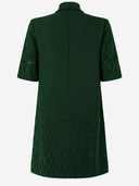 Pinko T Shirt Style Dress With Rhinestones