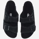 Birkenstock Arizona Suede og Shearling Sandals