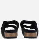 Birkenstock Arizona Suede og Shearling Sandals