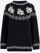 Magda Burtym Wool Sweater With Geometric Pattern