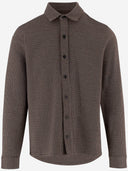Vince Textured Cotton Blend Shirt