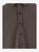 Vince Textured Cotton Blend Shirt