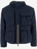 K Way Cotton Blend Jacket With Multiple Pockets