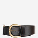 Ceinture chloè anita en cuir et laiton
