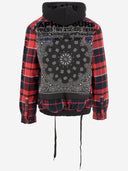 Apres surf katoen blend jas met rugafdruk