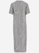 Emilio Pucci Stretch Nylon -kjole med abstrakt tryk