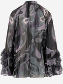 Emilio Pucci Viscose Blouse With Abstract Print