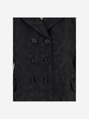 Veste de mélange en laine à double poitrine à double poitrine