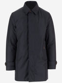 Moorer Long Jacket In Silk Blend