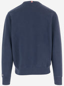 Mc2 Saint Barth Cotton Sweatshirt With Embroidered Logo