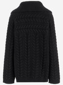 Sa Su Phi Double Breasted Wool And Cashmere Jacket With Cable Knit