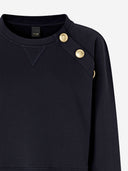 Pinko Cotton Sweatshirt With Buttons