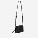 Pinko mini bolso de hombro de bolsa doble con diamantes de imitación