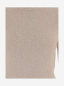 Magda Burtym Cashmere Sweater With High Neck And Wavy Hem
