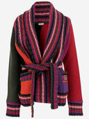 Cárdigan de lana de bloques de color Emilio Pucci