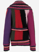 Cárdigan de lana de bloques de color Emilio Pucci