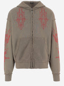 44 Label Group Reverse Eternity Cotton Sweatshirt
