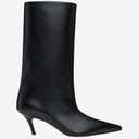 Amina Muaddi Fiona Nappa Leather Boots