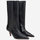 Amina Muaddi Fiona Nappa Leather Boots
