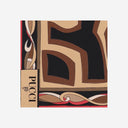 Emilio Pucci 迷宫印花真丝围巾