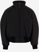 Jacquemus Stretch Cotton Blend-jakke med glidelås og høy krage