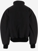 Jacquemus Stretch Cotton Blend-jakke med glidelås og høy krage