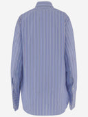 Maison Margiela Cotton Shirt With Striped Pattern