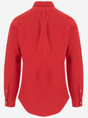 Polo Ralph Lauren Cotton Oxford Shirt With Polo Bear Embroidery