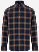 Gherardi Cotton Shirt With Check Pattern