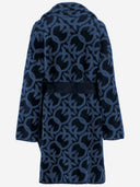 Pinko Nylon Coat With Love Birds Motif