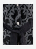 Pinko Nylon Coat With Love Birds Motif