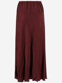 Lauren Manoogian Long Rayon Skirt With Drawstring