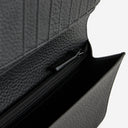 Emporio Armani lederen portemonnee met reliëflogo