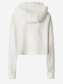 Pinko Cropped Cotton Sweatshirt With Logo