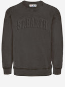 Mc2 Saint Barth Cotton Sweatshirt With Front Embroidery