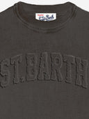 Mc2 Saint Barth Cotton Sweatshirt With Front Embroidery
