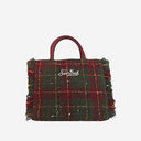 Mc2 Saint Barth Sac Colette En Laine Mélangée À Carreaux